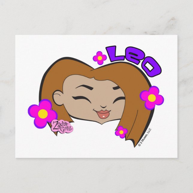 Cartão Postal Leo Postcard (Frente)