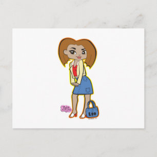 Cartão Postal Leo Postcard