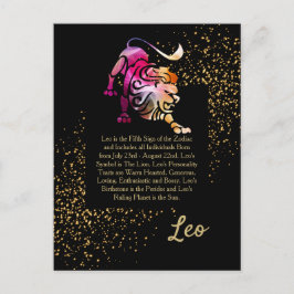 Cartão Postal Leo The Lion