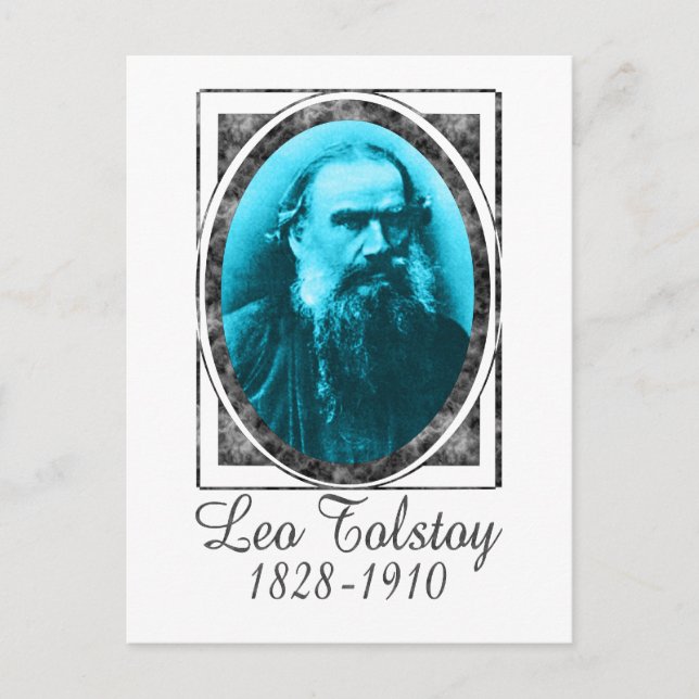 Cartão Postal Leo Tolstoy (Frente)