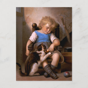 Cartão Postal Léon Bazille Perrault - Sleeper Inconsciente