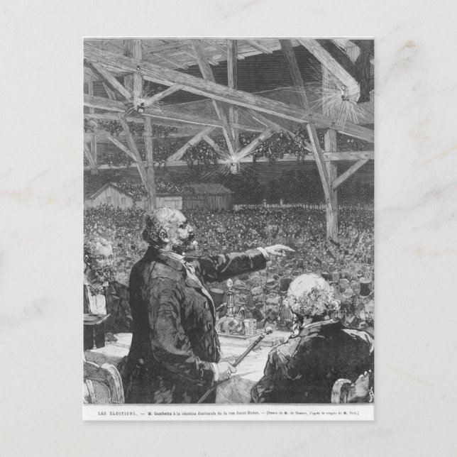 Cartão Postal Leon Gambetta 2 (Frente)