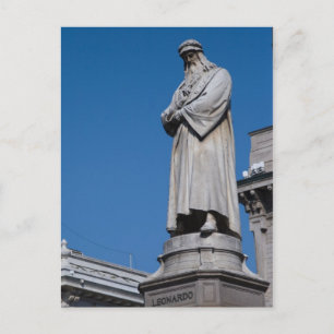 Cartão Postal Leonardo da Vinci