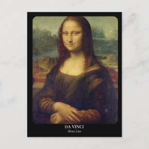 Cartão Postal LEONARDO DA VINCI / Mona Lisa