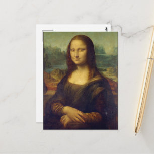Cartão Postal Leonardo Da Vinci, Mona Lisa, La Gioconda