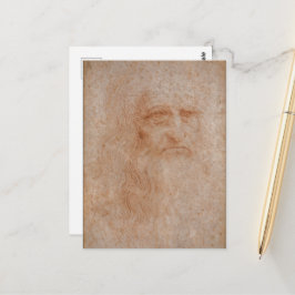Cartão Postal Leonardo Da Vinci, Presumido Autorretrato