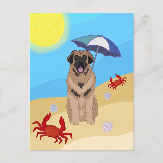 Cartão Postal Leonberger Beach (Frente)
