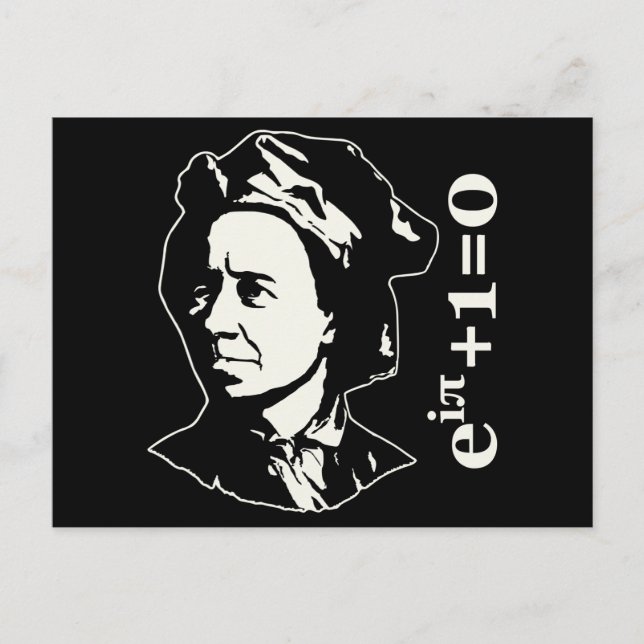 Cartão Postal Leonhard Euler (Frente)