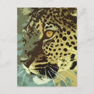 Cartão Postal Leopardo