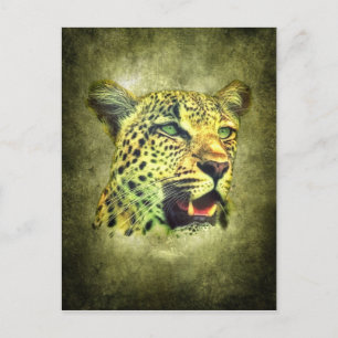 Cartão Postal Leopardo