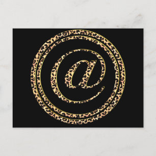 Cartão Postal Leopardo @
