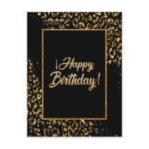 Cartão Postal Leopardo Jóias e Ouro Preto