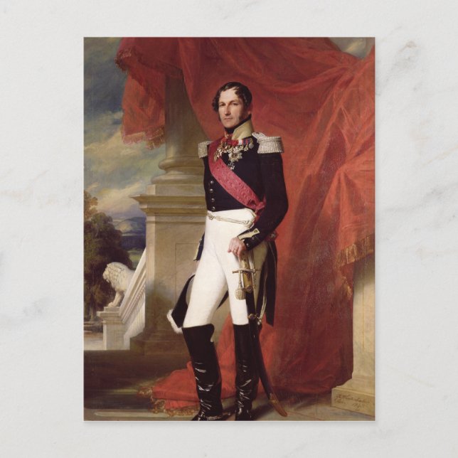 Cartão Postal Leopold I 1840 (Frente)