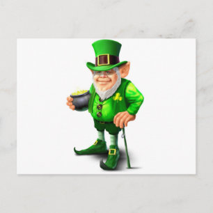 Cartão Postal Leprechaun