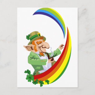 Cartão Postal Leprechaun Magic