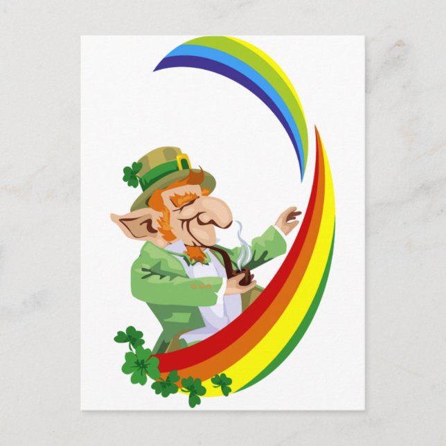Cartão Postal Leprechaun Magic (Frente)
