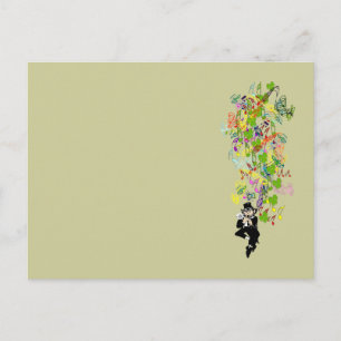 Cartão Postal LeprechaunBlackPants