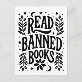 Cartão Postal Ler livros proibidos