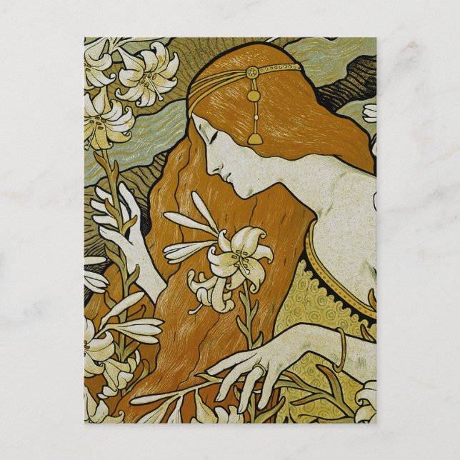 Cartão Postal L'Ermitage Art Nouveau (Frente)