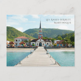 Cartão Postal Les Anses-d'Arlet Martinique Costa Cênica