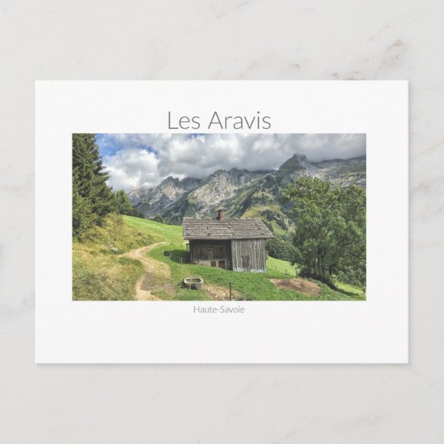 Cartão Postal Les Aravis - Haute-Savoie Postcard (Frente)