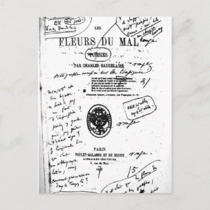 Cartão Postal Les Fleurs du Mal 2 - Baudelaire