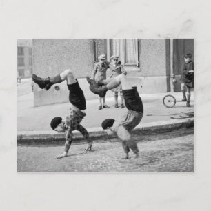Cartão Postal Les frères Paris - 1934 - Robert Doisneau