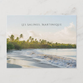Cartão Postal Les Salines beach Martinique Scenic travel
