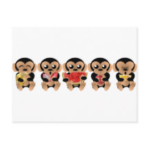 Les singes qui aiment les frutas