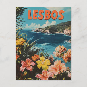 Cartão Postal Lesbos Vintage