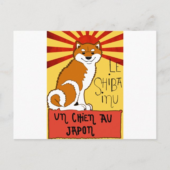 Cartão Postal LeShiba (Frente)