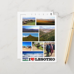 Cartão Postal Lesoto - Eu Amo -