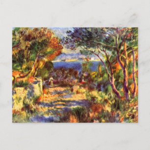 Cartão Postal L'Estaque de Pierre Renoir, Impressionismo Vintage