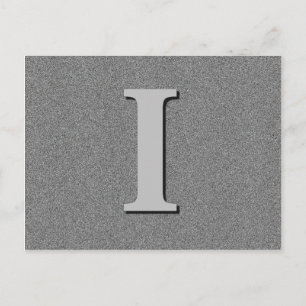 Cartão Postal Letra do monograma mim