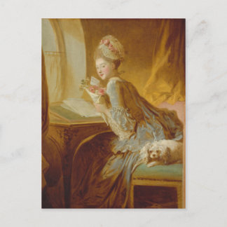 Cartão Postal Letra Love - Jean-Honoré Fragonard