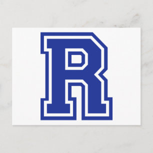 Cartão Postal Letra R