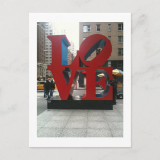 Cartão Postal Letras de amor