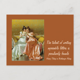 Cartão Postal Letras de escrevendo