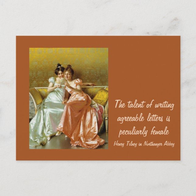 Cartão Postal Letras de escrevendo (Frente)