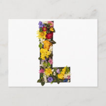 letras do alfabeto flores