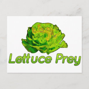 Cartão Postal Lettuce Prey