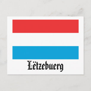 Cartão Postal Lëtzebuerg Flag