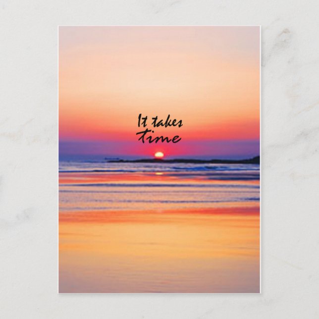 Cartão Postal Leva Tempo (Frente)