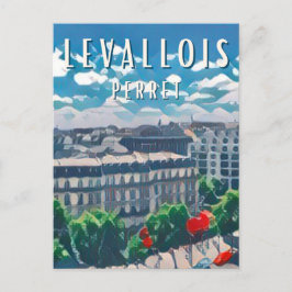 Cartão Postal Levallois Perret Photo Vintage