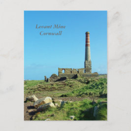 Cartão Postal Levant Mine Cornwall England Foto