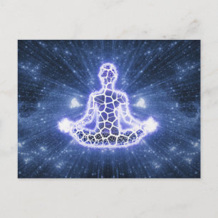 Cartão Postal Levitação da Meditação Metafísica Mística