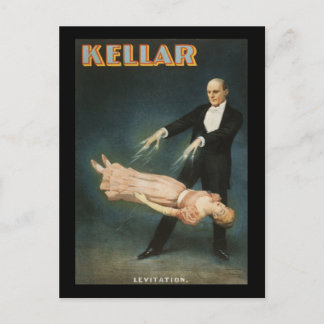Cartão Postal Levitação Kellar 2
