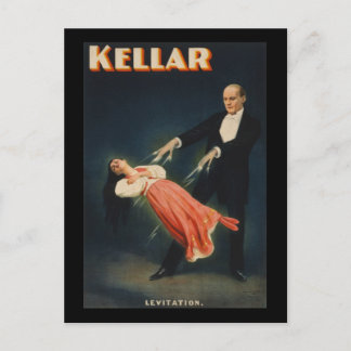 Cartão Postal Levitação Kellar 3