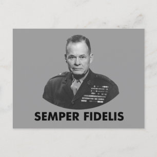 Cartão Postal Lewis "Chesty" Puller