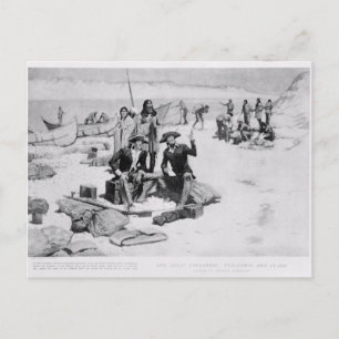 Cartão Postal Lewis e Clark na boca da Colúmbia